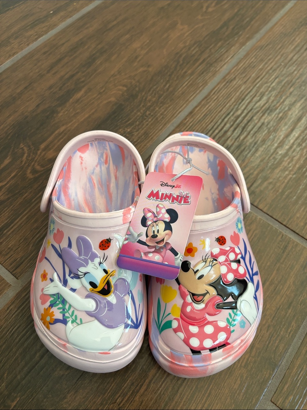 Disney Pink Minnie & Daisy Kids Slip-On Clogs
